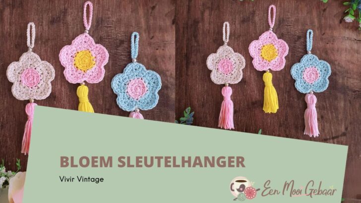 Bloemen Sleutelhanger Haakpatroon